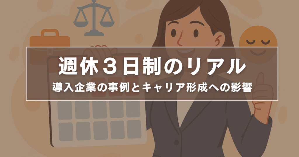 週休3日制のリアル